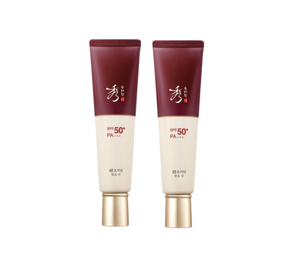 2 X Sooryehan HYOBIDAM Fermented Sun 60ml SPF50+ PA+++ from Korea