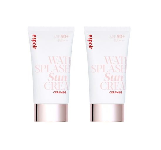 2 X New espoir Water Splash Sun Cream SPF50+/PA+++ 60ml from Korea_S