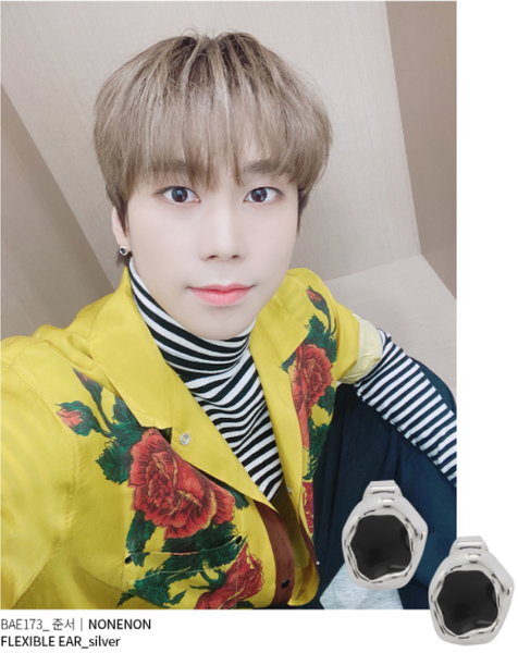 Nonenon Flexible Earring #Celebrity Accessory #BZ-BOYS-BON #ONEUS-HWAN WOONG #BAE173 from Korea_H1