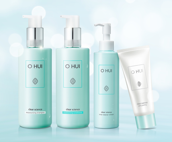 O HUI Clear Science Inner Cleanser Refresh 400ml(200ml+ 200ml) Nov. 2024 Set (2 Items) from Korea