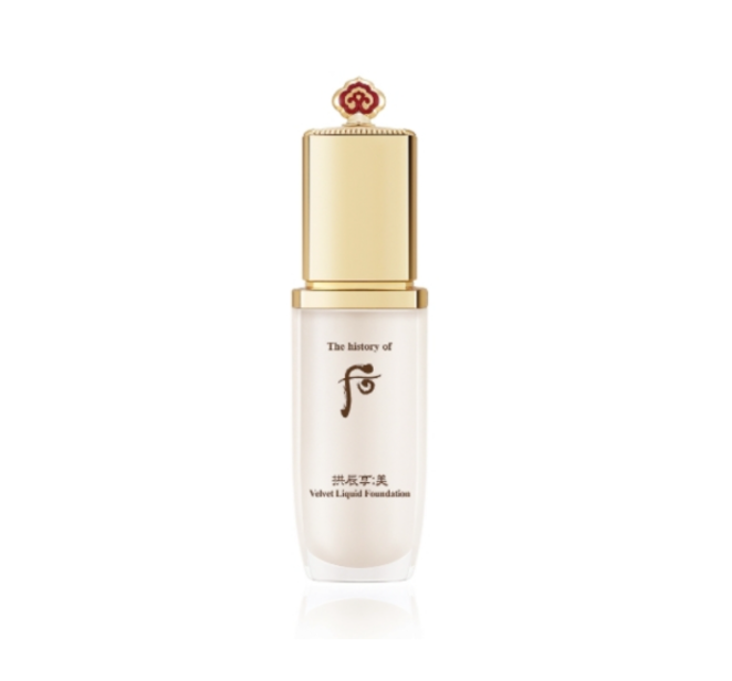 The History of Whoo Gongjinhyang:Mi Velvet Liquid Foundation 3 Colours from Korea